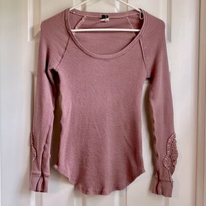 Free People Thermal - Dusty Rose